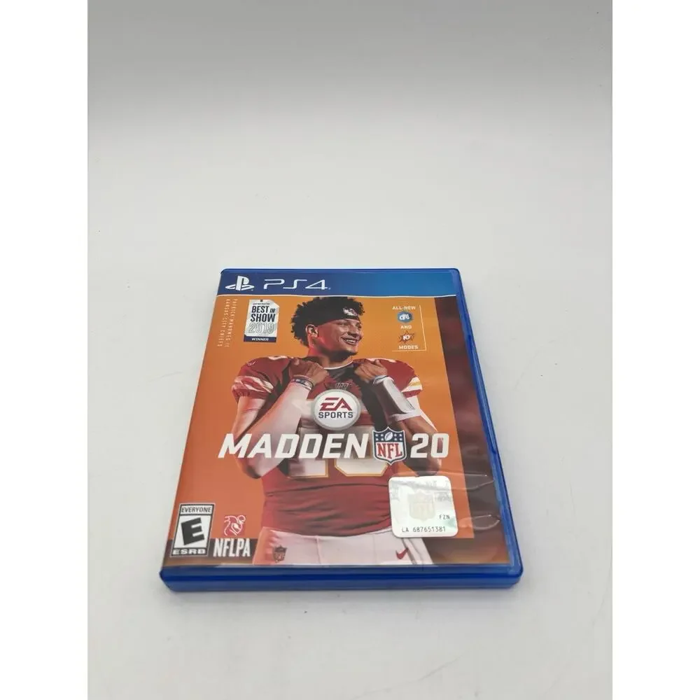 Madden NFL 20 (Sony PlayStation 4, 2019) Complete Tested Works CIB VG Condition